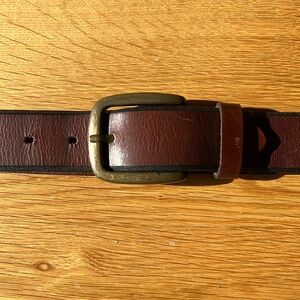 Men’s LL Bean leather belt 38